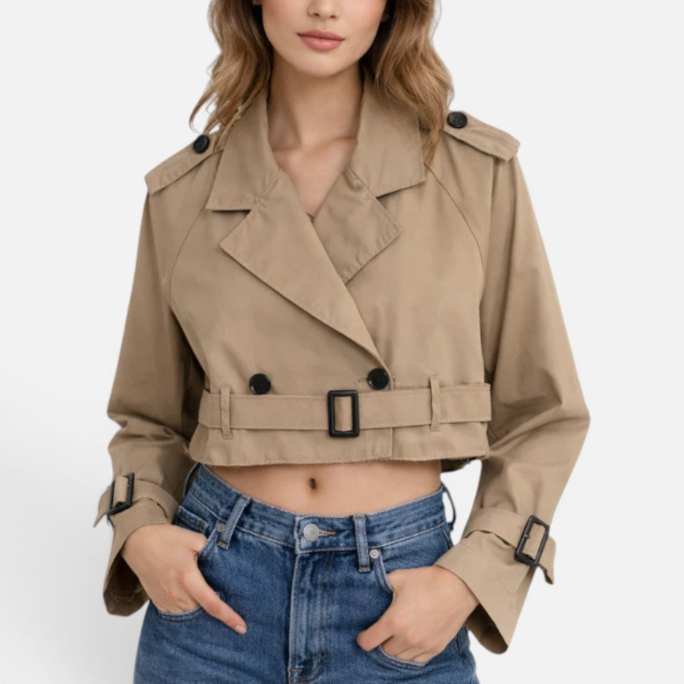 Gabardina Blanca