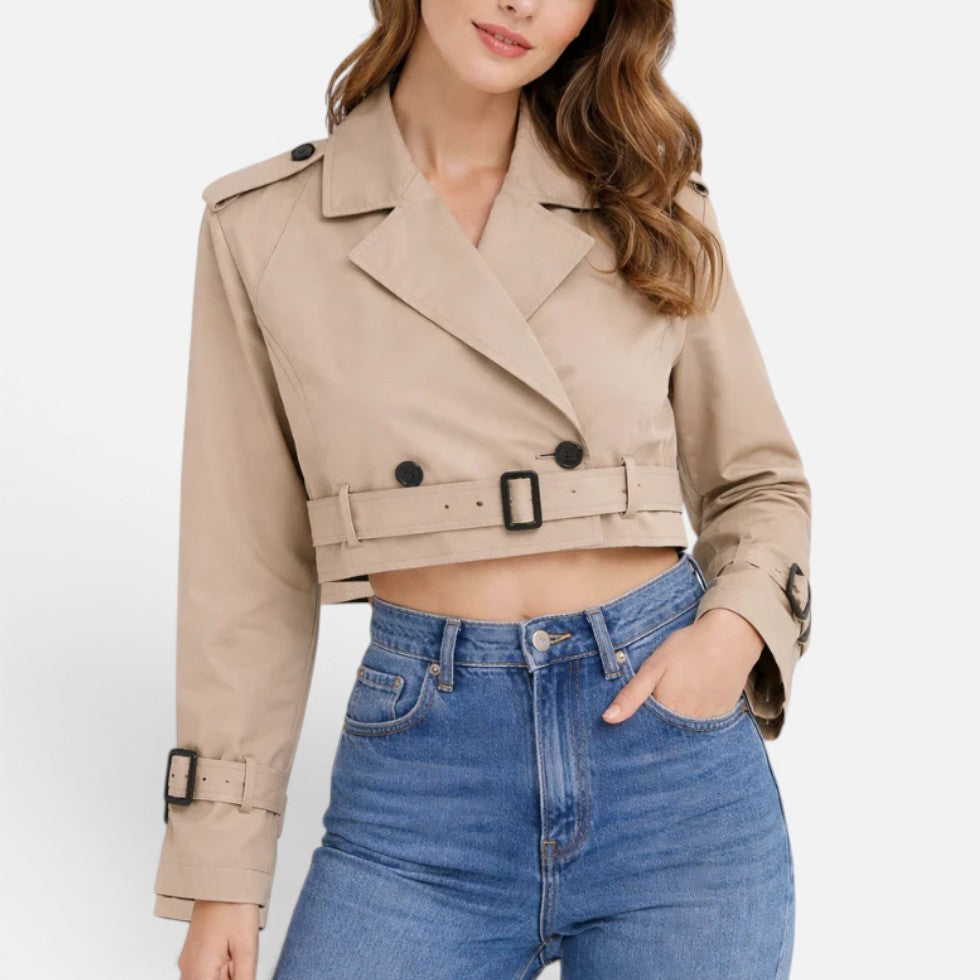 Gabardina Blanca
