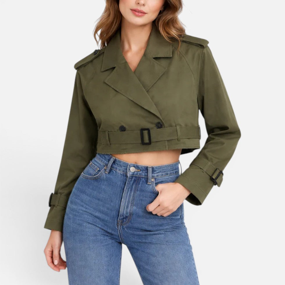 Gabardina Blanca