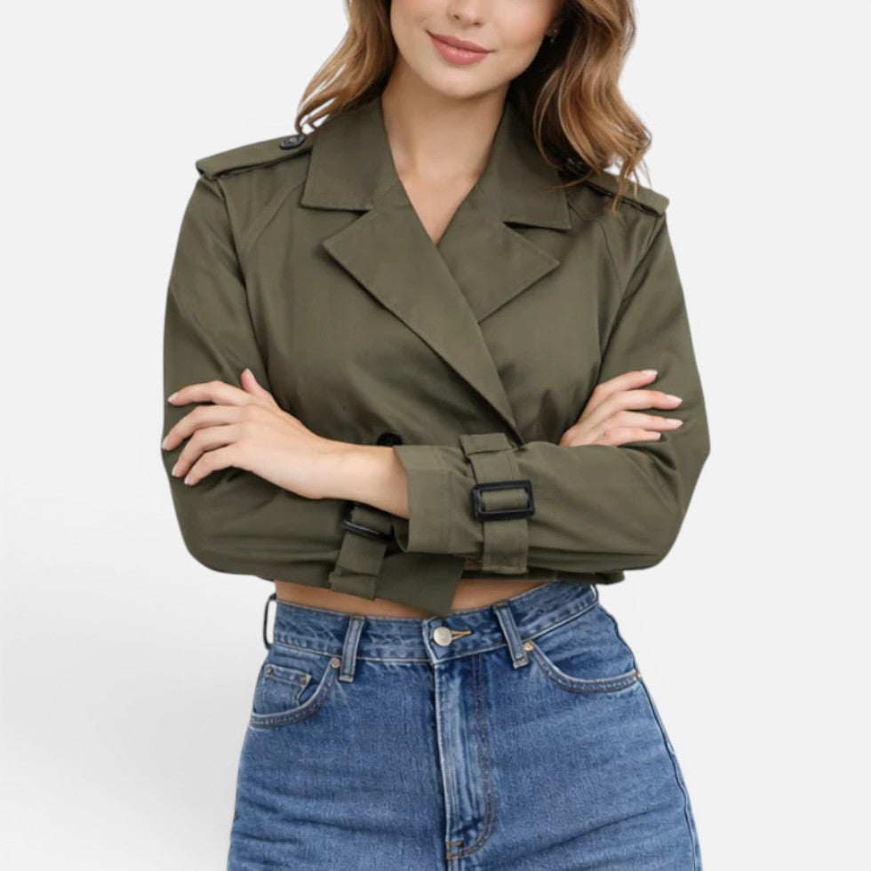 Gabardina Blanca